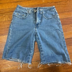 Denim shorts